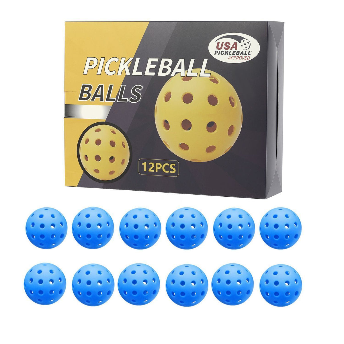 Pickleballs 40-Holes 12Pcs 04