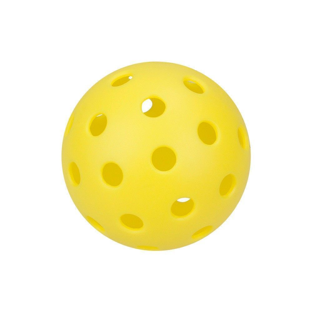 15Pcs 72mm Yellow Pickleballs 26-Holes