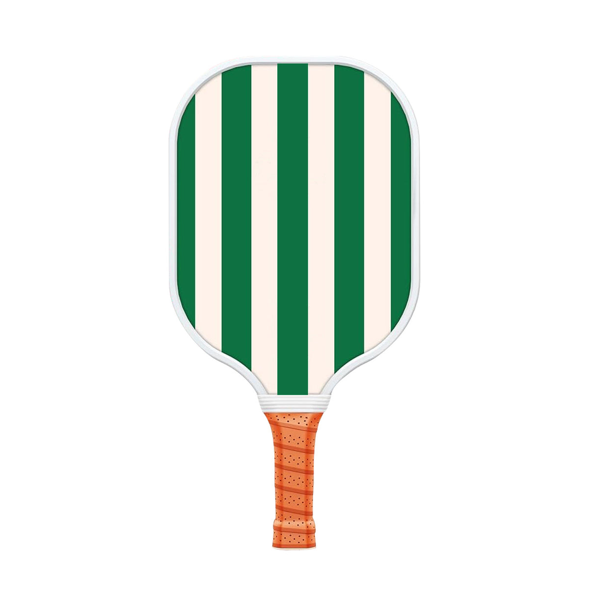 Style 4 White And Green T700 Carbon Fiber & Fiberglass Pickleball Paddle - Lightweight 220g with Anti-Slip TPU Grip for Training & Competition